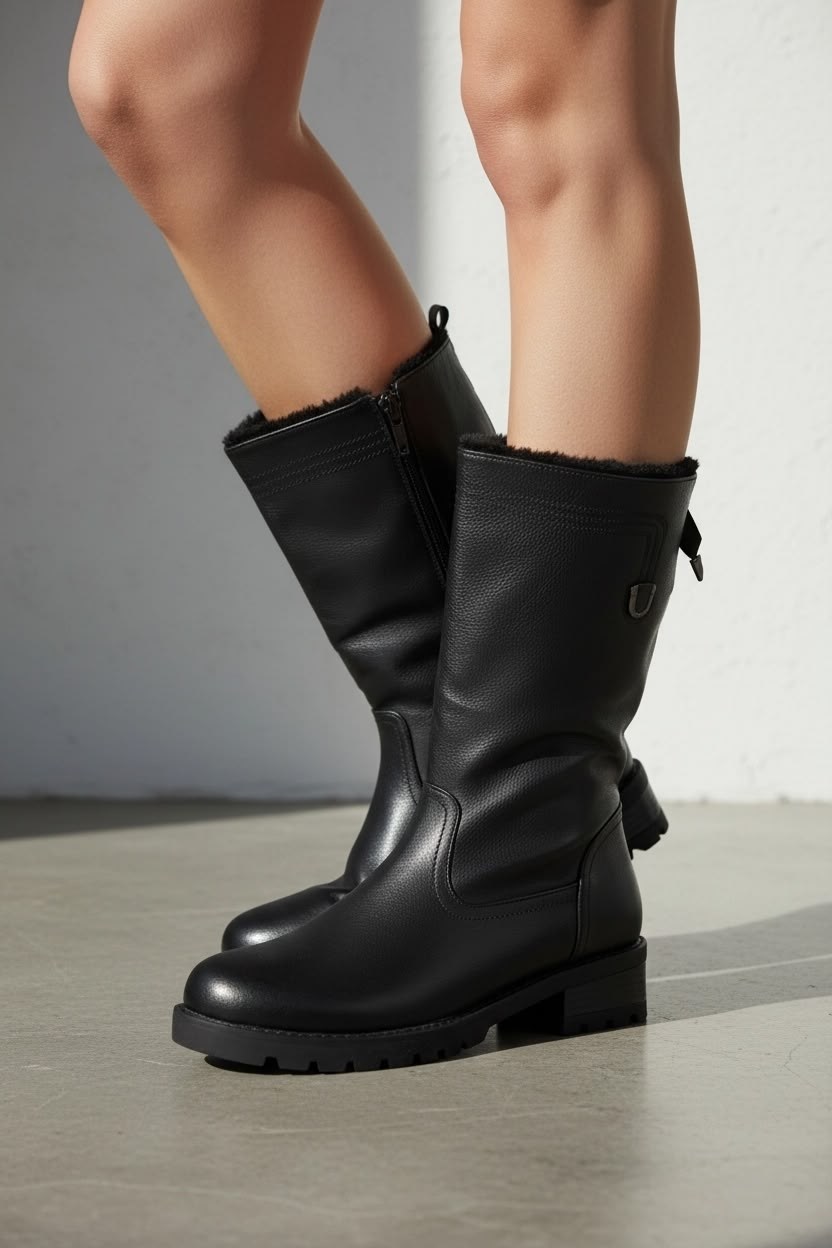 ,женские сапоги,черные сапоги,сапоги женские черные,полусапоги