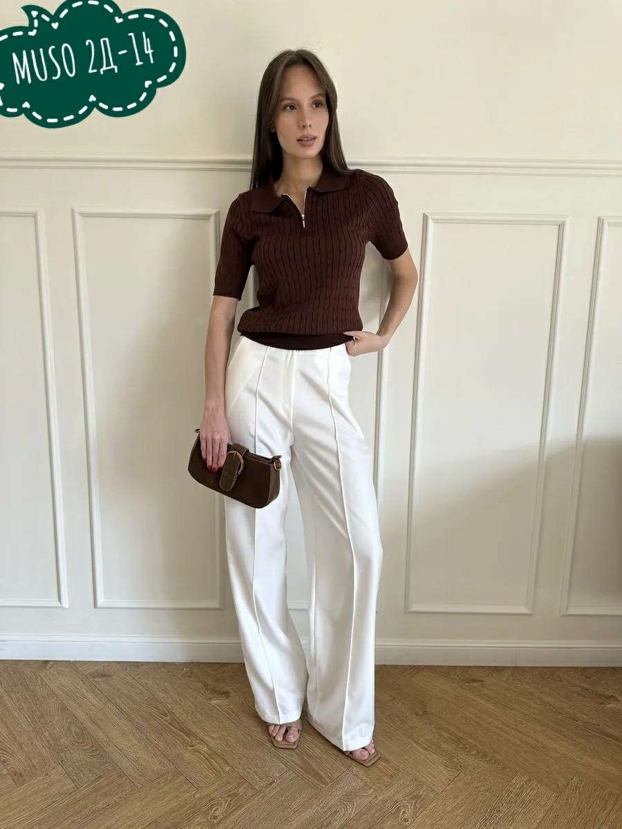 джемпер бежевый,джемпер женский поло,джемпер женский,поло вязаное,джемпер поло