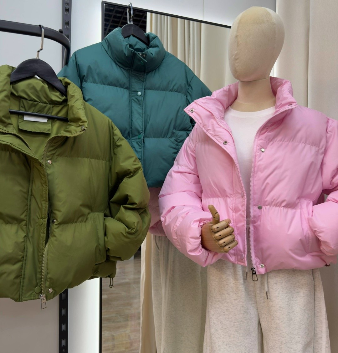 пуховик женский короткий,пуховик,куртка женская,женский пуховик,женская однотонная свободная куртка-пуховик