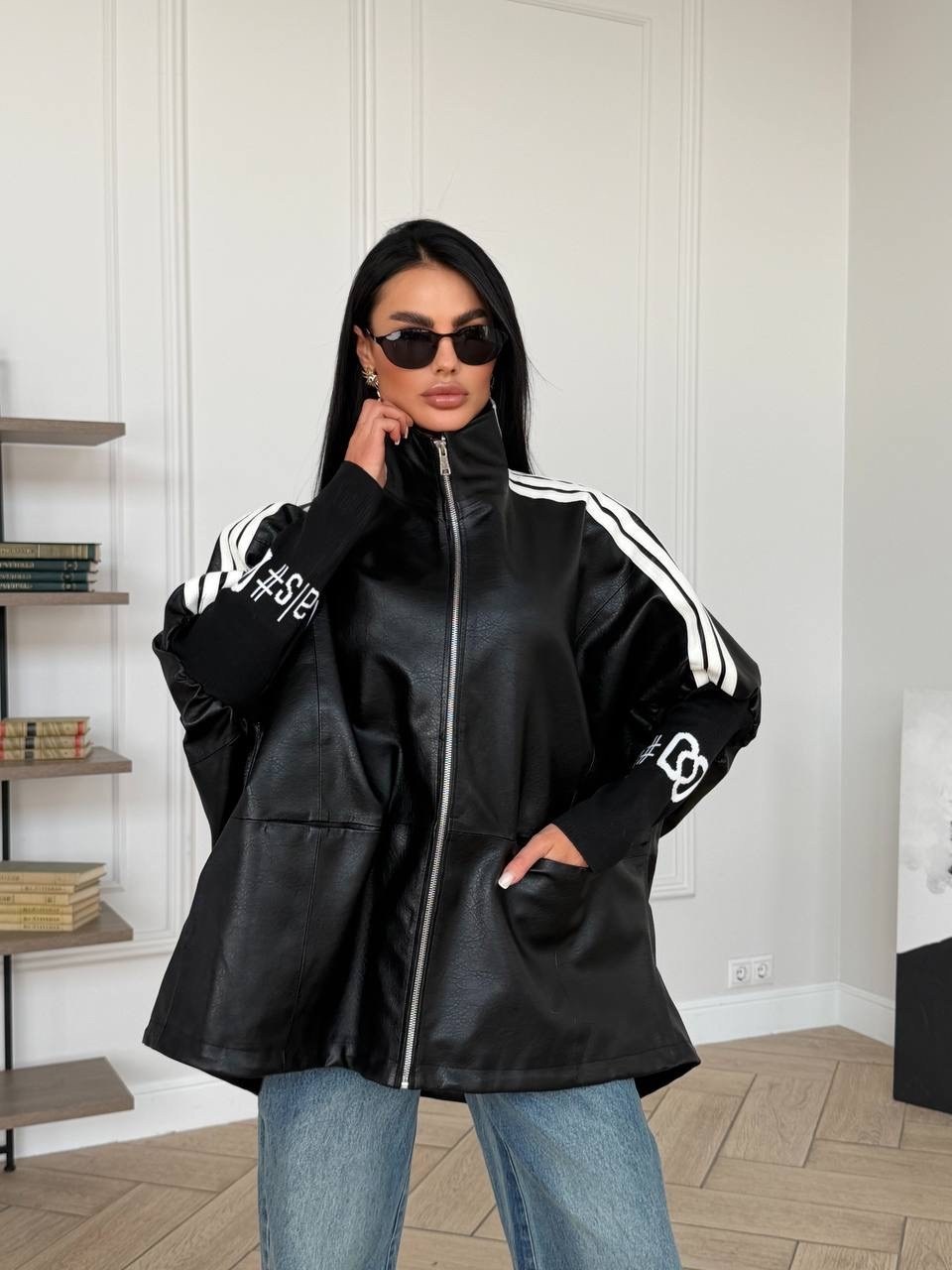 кожаная куртка,косуха женская оверсайз куртка кожаная,женская кожаная куртка,куртка косуха,косуха оверсайз кожаная