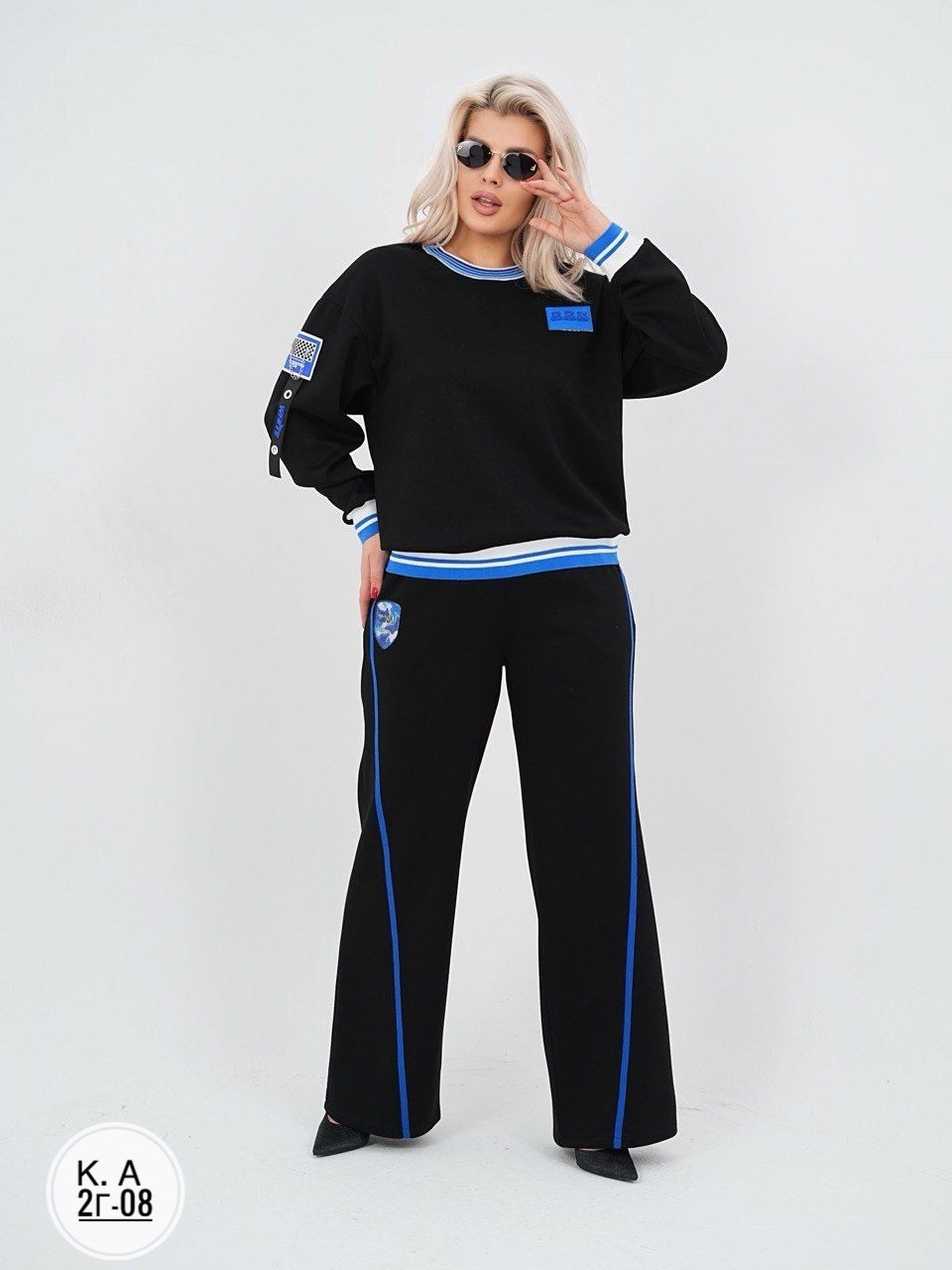 спортивный костюм больших размеров спорт шик lecalolady цвет черный,спортивный костюм больших размеров спорт шик lecalolady,спортивный костюм больших размеров спорт шик lecalolady 278180380,спортивный