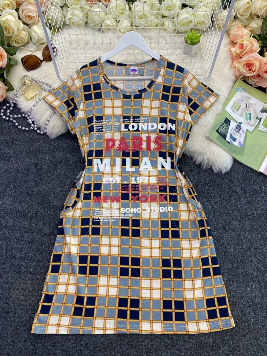 платье женская,туника платье,туника женская,платье,платье в клетку