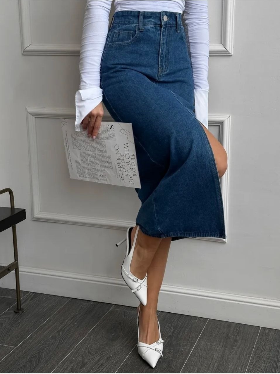 юбка джинсовая миди с разрезом,джинсовая женская юбка,юбка джинс,джинсовая юбка длинная с разрезом,джинсовая миди юбка