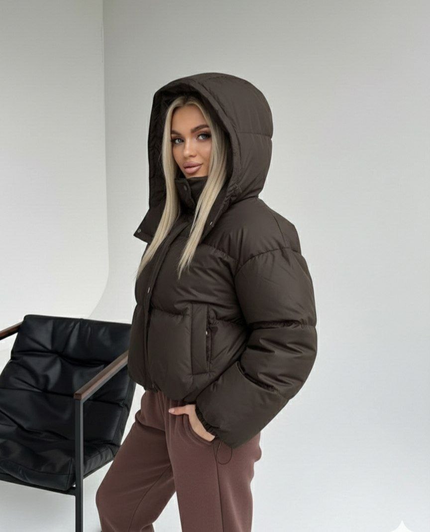 трендовый спортивный костюм тройка с курткой осень-зима leila lo,куртка женская,куртка пуховик зима до -30, дутый, объемный, черный с капюшоном,куртка оверсайз,трендовый спортивный костюм тройка с кур