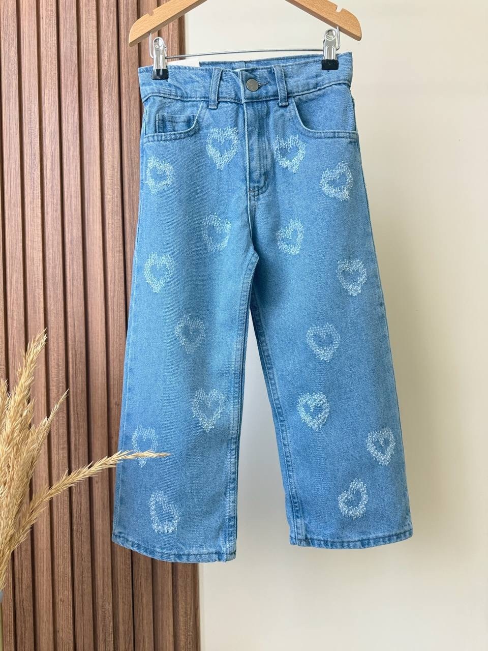 ребенок,джинсы для девочек,детские джинсы,летний детский костюм для девочки с джинсами и топом mickey collection,широкие джинсы