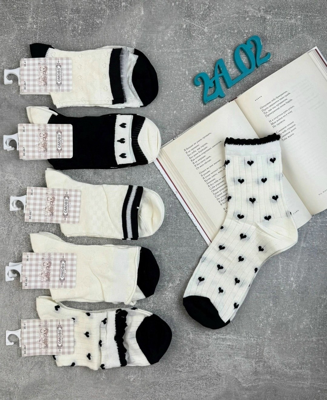 носки женские,носки женские хлопковые,носки женские белые,носки с сердечками,носки женские набор