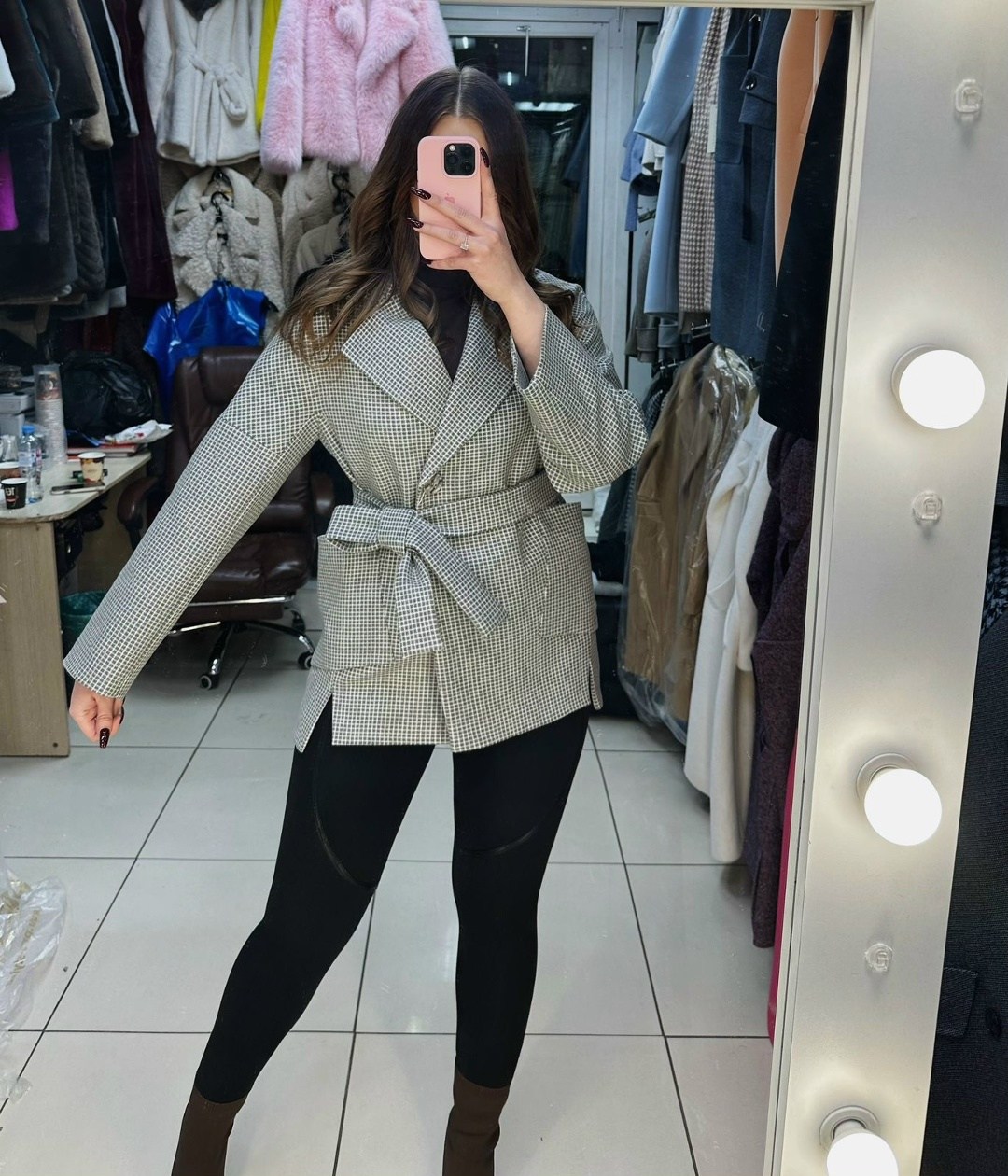 пальто гусиная лапка,полупальто,полупальто демисезонное,пальто демисезонная,пальто в клетку