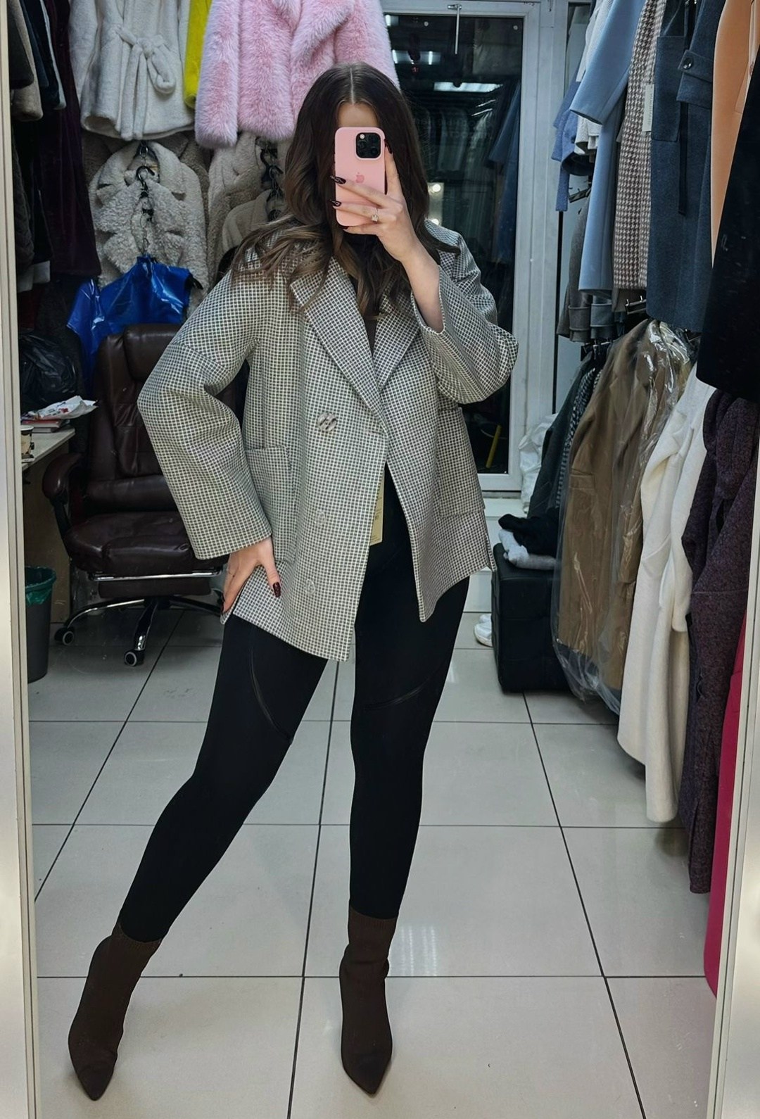 пальто гусиная лапка,полупальто,полупальто демисезонное,пальто демисезонная,пальто в клетку