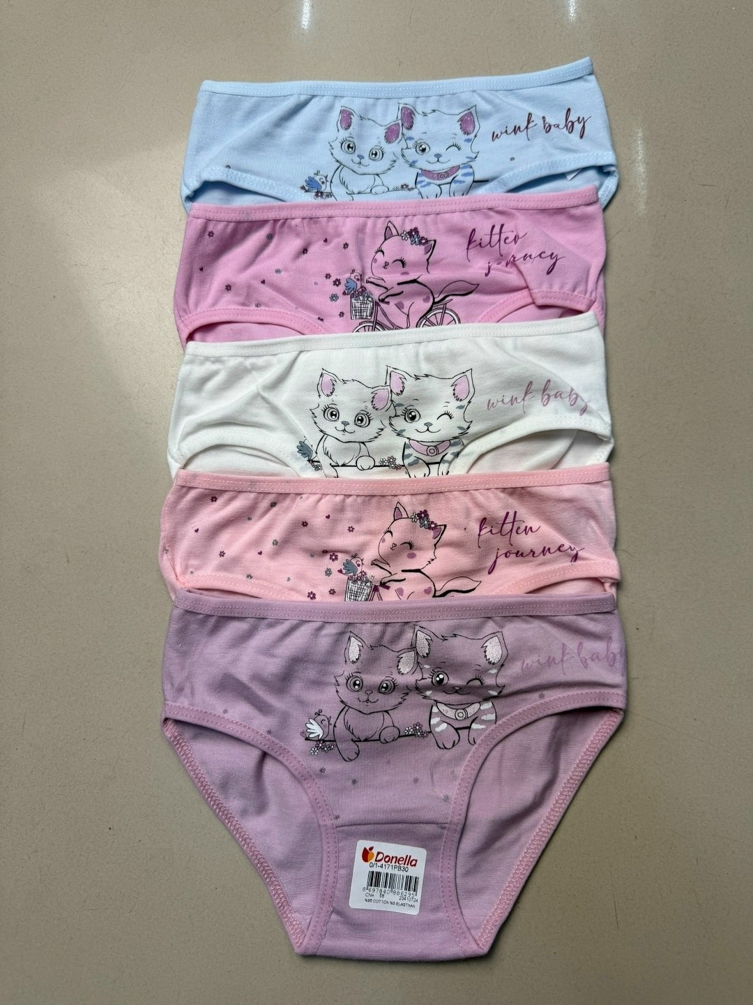 donella трусы для девочки 5шт,комплект трусов слипы donella,трусы для девочки donella,комплект трусов donella для девочек 5 шт,комплект трусов слипы donella для девочек 5 шт