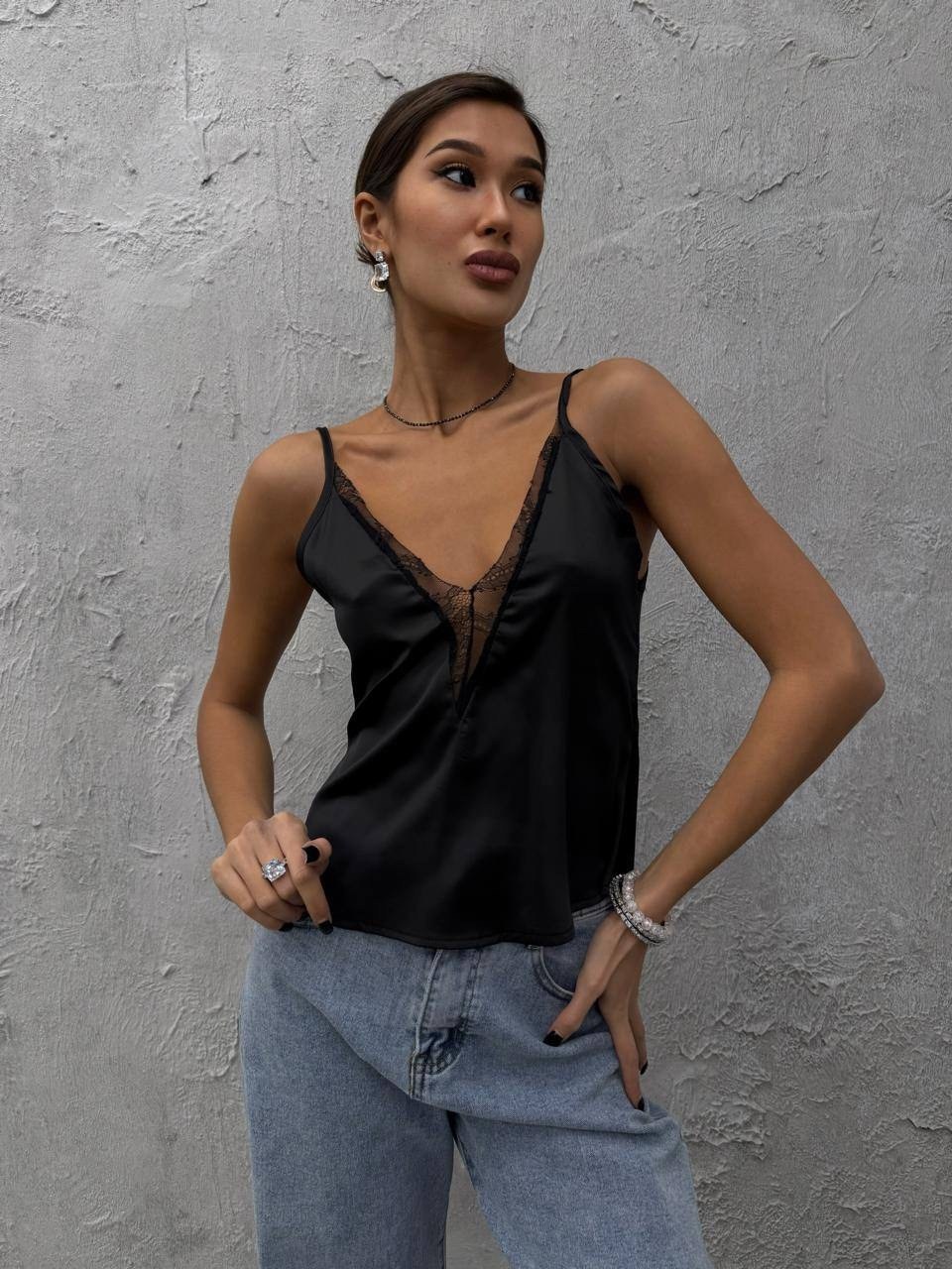 шелковый топ,майка с кружевами,шелковая майка,топ с кружевом,шелковый топ с кружевом