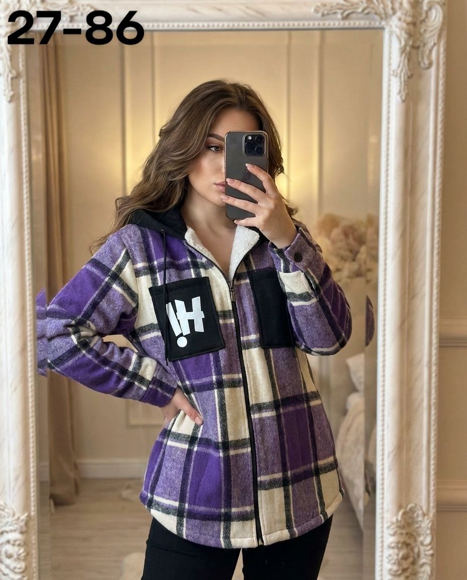 рубашка женская,женская кофта,теплая рубашка,рубашка в клетку женская,рубашка оверсайз теплая в клетку удлиненная amy store