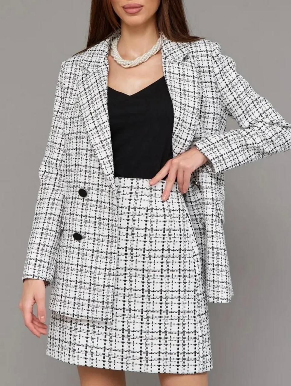твидовый костюм с юбкой,твидовые костюмы женские,костюм твидовый,твидовый костюм пиджак юбка,костюм твидовый пиджак и юбка forevertwenty