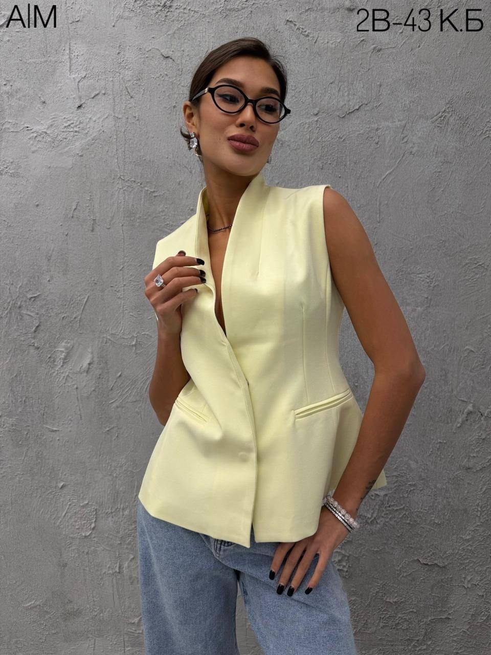 жилетка женская,женские жилеты,жилет,жилет трикотажный,жилет классический лимонный alani