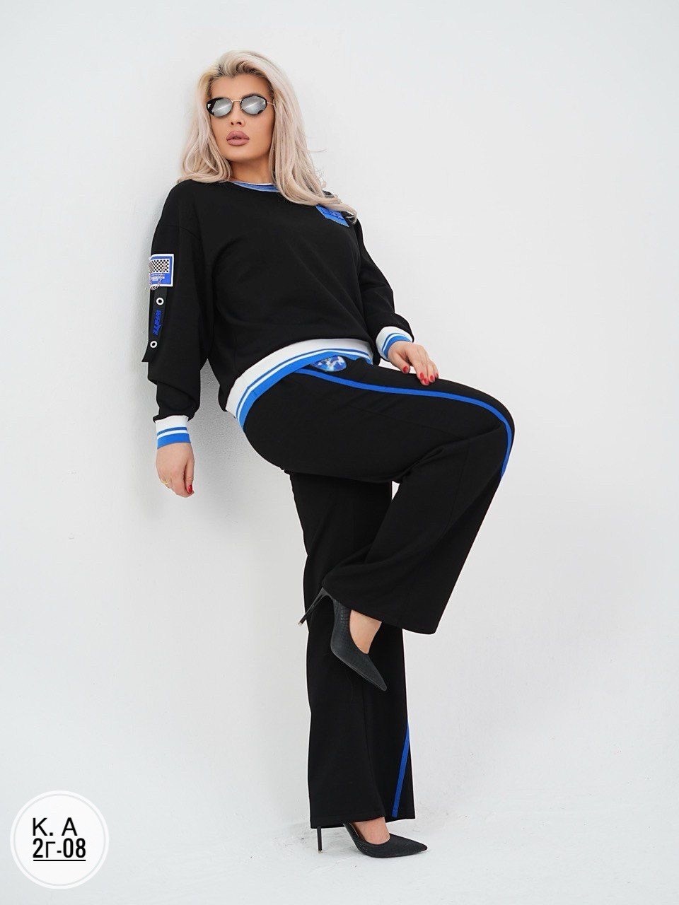 спортивный костюм больших размеров спорт шик lecalolady цвет черный,спортивный костюм больших размеров спорт шик lecalolady,спортивный костюм больших размеров спорт шик lecalolady 278180380,спортивный