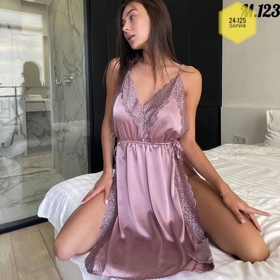 пеньюар женский,шёлковая ночная сорочка ткань: шёлк армани+гипюр,женская ночная сорочка из шелка и атласа,ночнушка женская,сорочка ночная женская