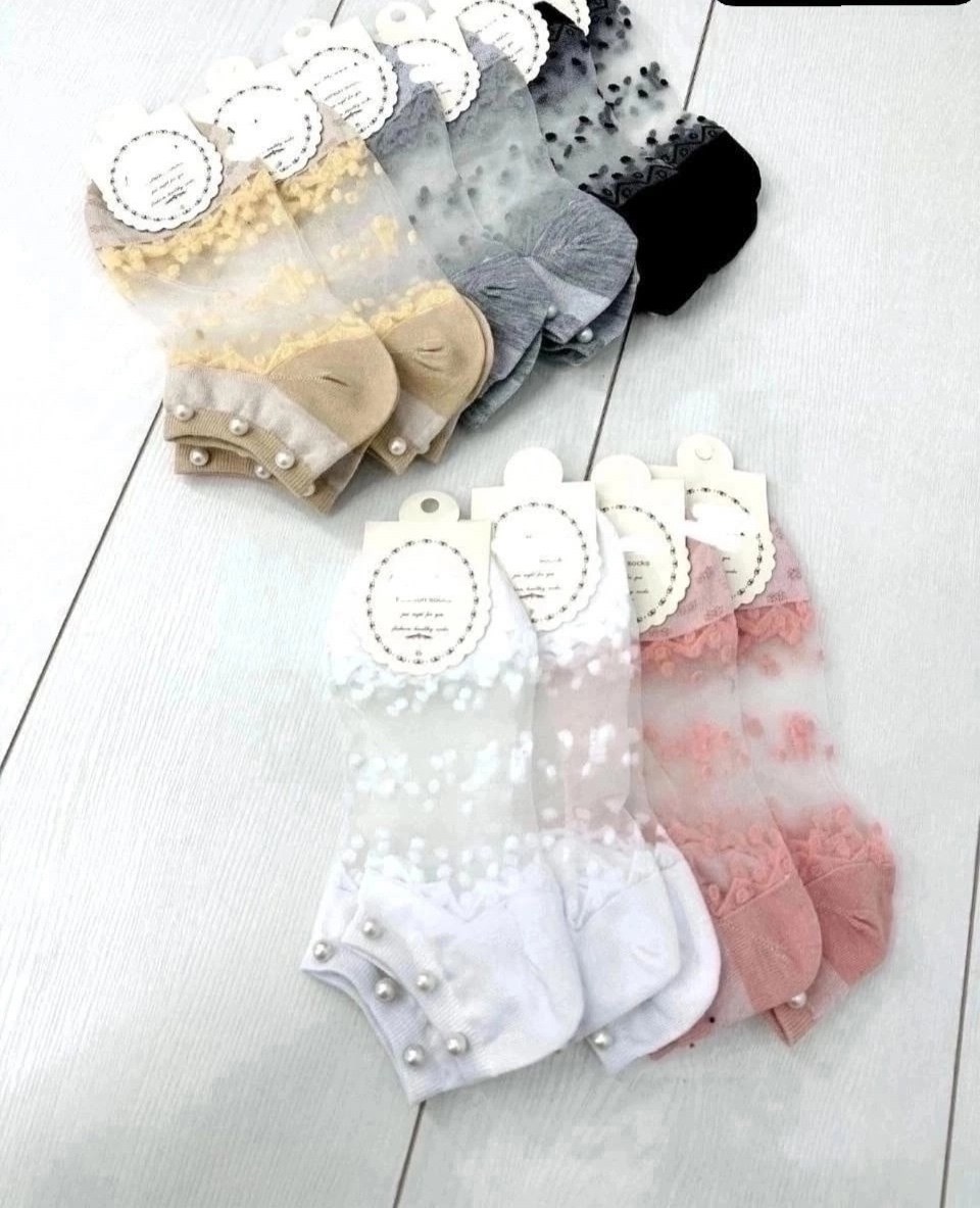 носки женские 10 пар,носки женские прозрачные в горошек,женские носки,женские носочки,короткие женские носки