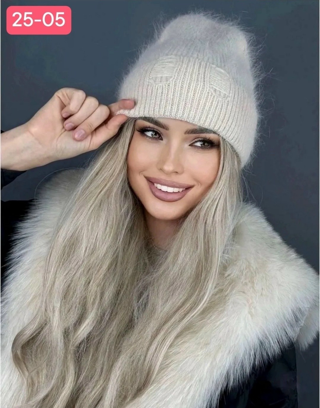 шапка женская из ангоры,шапка зимняя ангора бини,шапка женская,шапка зимняя вязаная бини ангора g&c shop,зимняя женская шапка из ангоры