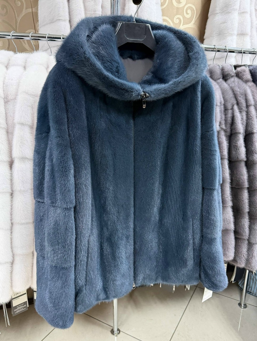 шуба искусственная под норку с капюшоном,норковая шуба,полушубок женский искусственный под норку с капюшоном,норковая шуба с капюшоном,шуба из меха европейской норки с капюшоном