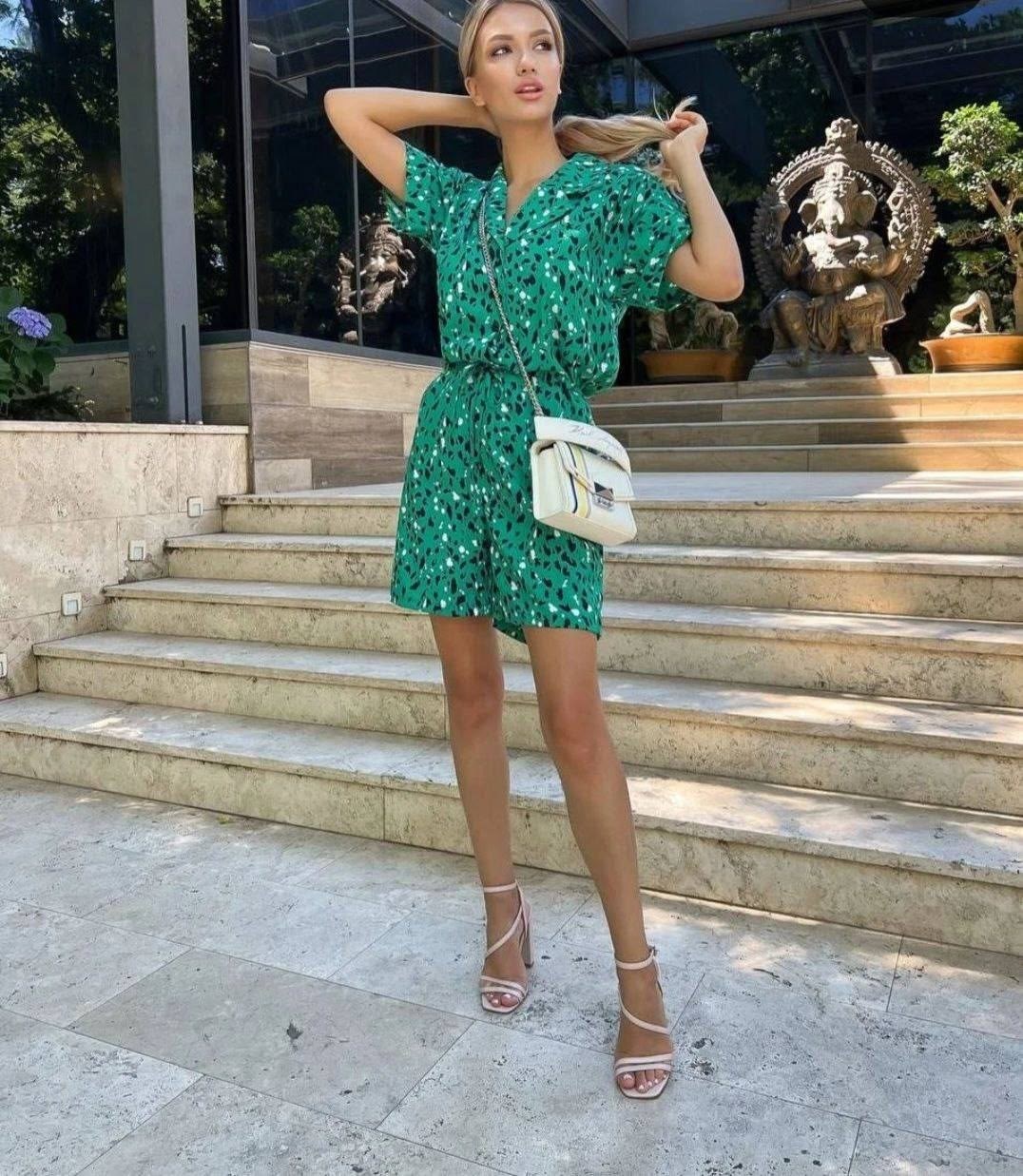 платье летнее,шелковое платье мини,платье летнее женское,женское платье,платье зеленое