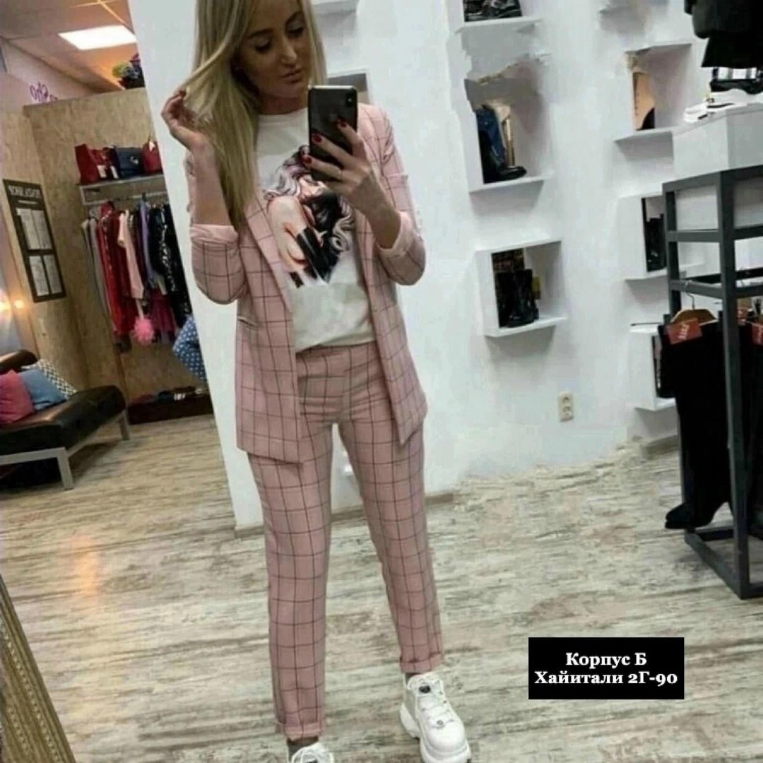костюм брючный женский,костюм в клетку женский,женские костюмы,женский костюм с брюками,женский брючный костюм в клетку