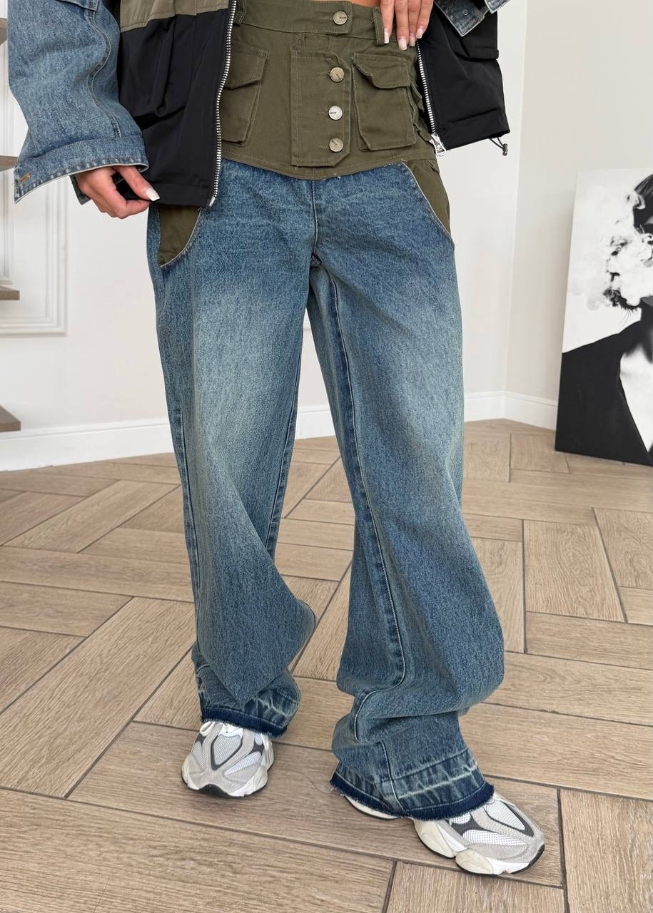 джинсы оверсайз,модные джинсы,джинсы широкие