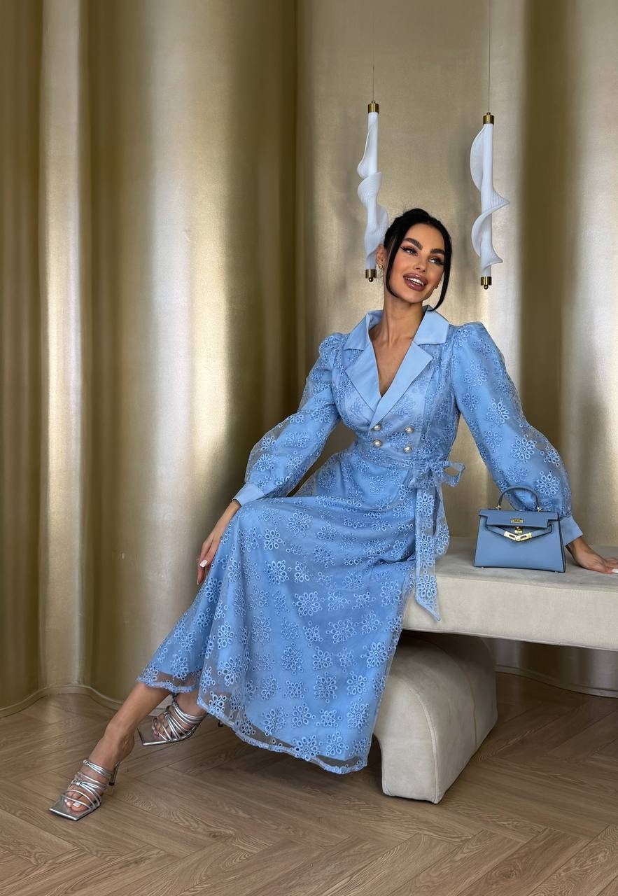 нарядное платье,модное платье,платье,женское платье,голубое платье