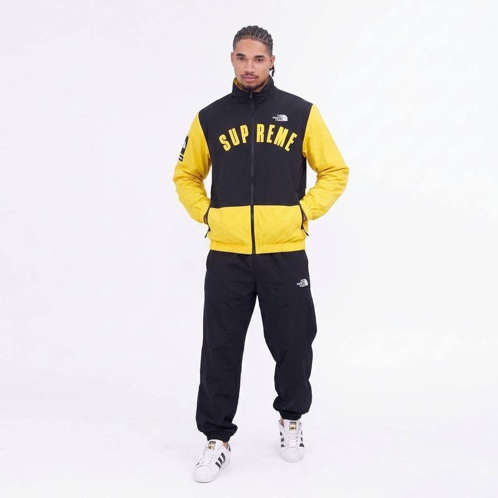 суприм куртка,тнф суприм куртка,supreme x the north face,флисовая куртка,куртка желтая