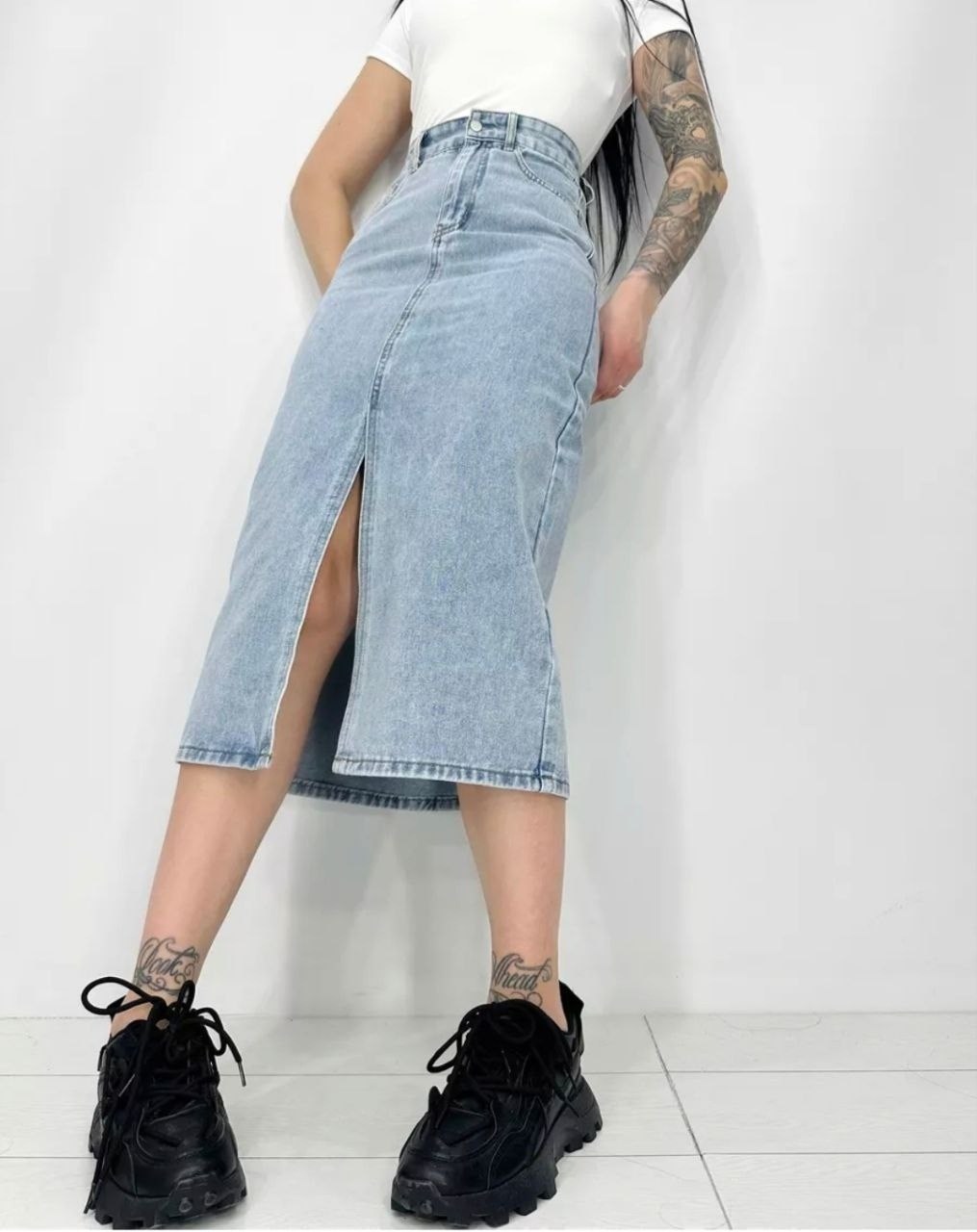 юбка джинсовая миди с разрезом,джинсовая женская юбка,юбка джинс,джинсовая юбка длинная с разрезом,джинсовая миди юбка