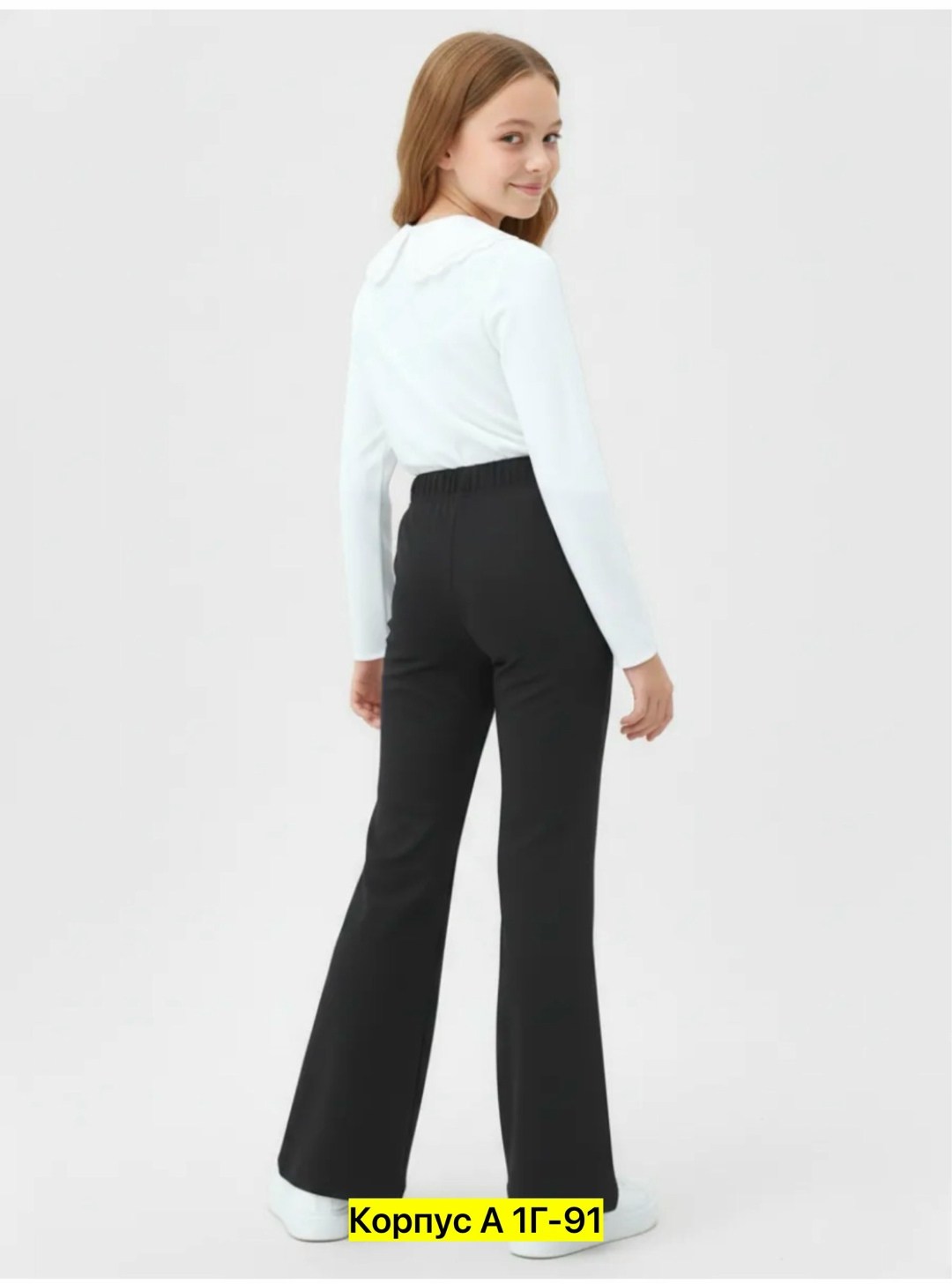 брюки школьные happyfox для девочек размер 128 т.синий,брюки школьные happyfox для девочек, цвет т.синий, размер 128,школьные брюки для девочки на резинке подростковые клеш viktory&sergio,брюки клёш "