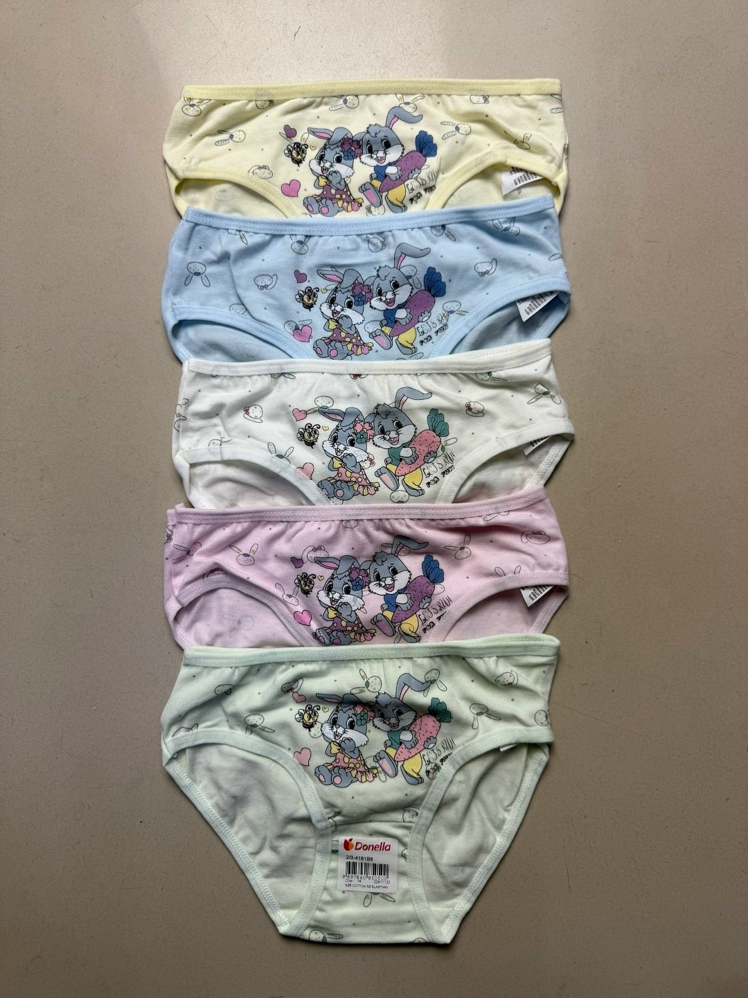 комплект трусов слипы donella для девочек 5 шт,трусы для девочки donella,набор трусов для девочки donella,трусы для девочки хлопок donella,комплект трусов слипы donella для девочек