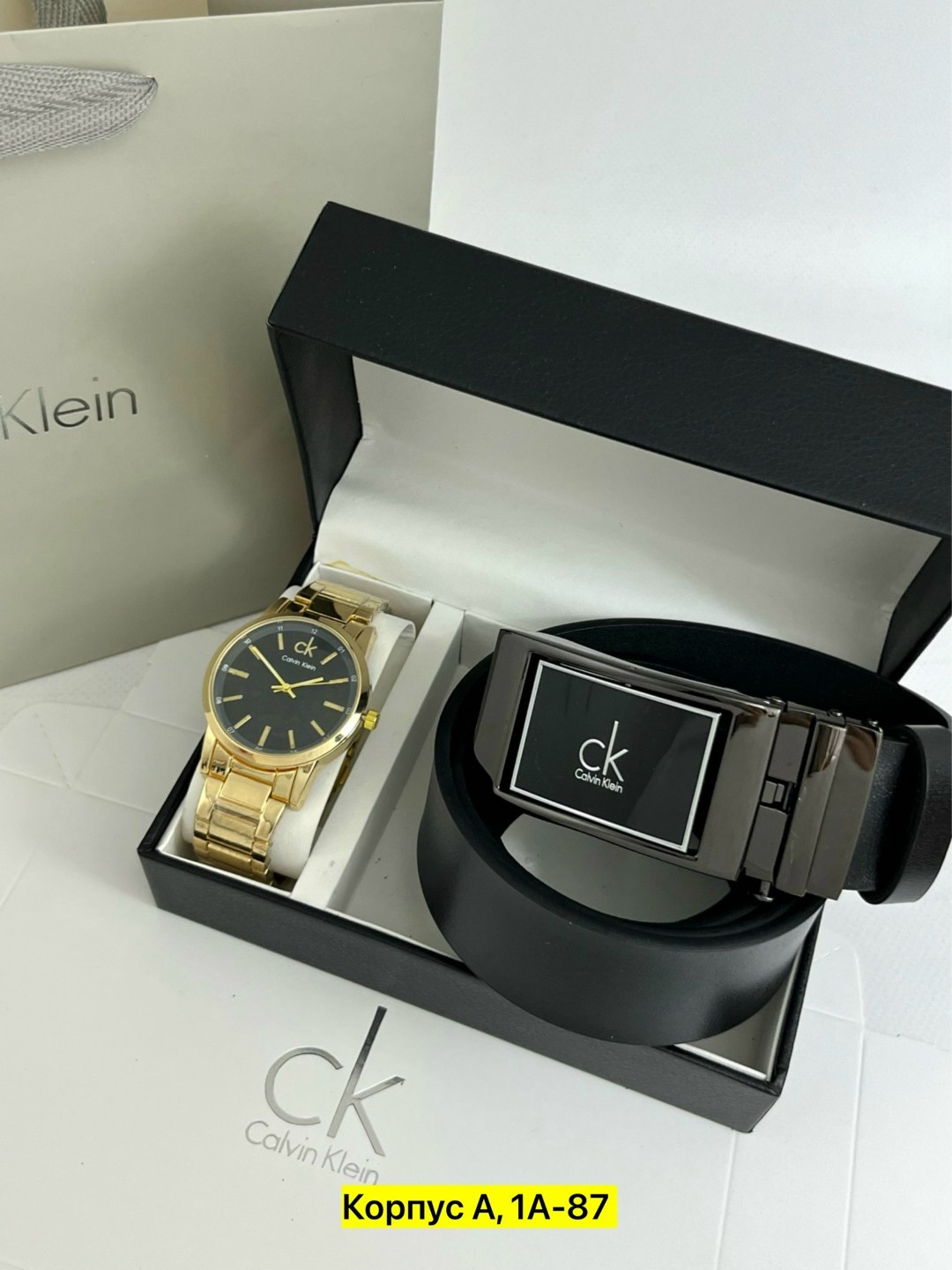мужской подарочный набор,мужские наборы,набор часы,портмоне часы ремень calvin klein для мужчин,подарочный набор calvin klein