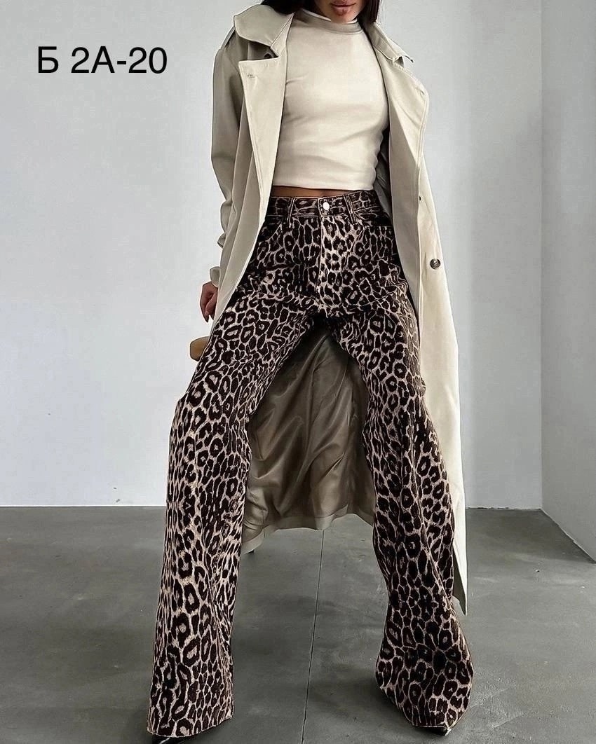 брюки с леопардовым принтом,женские брюки с леопардовым принтом,леопардовые брюки,джинсы с леопардовым принтом,леопардовые джинсы