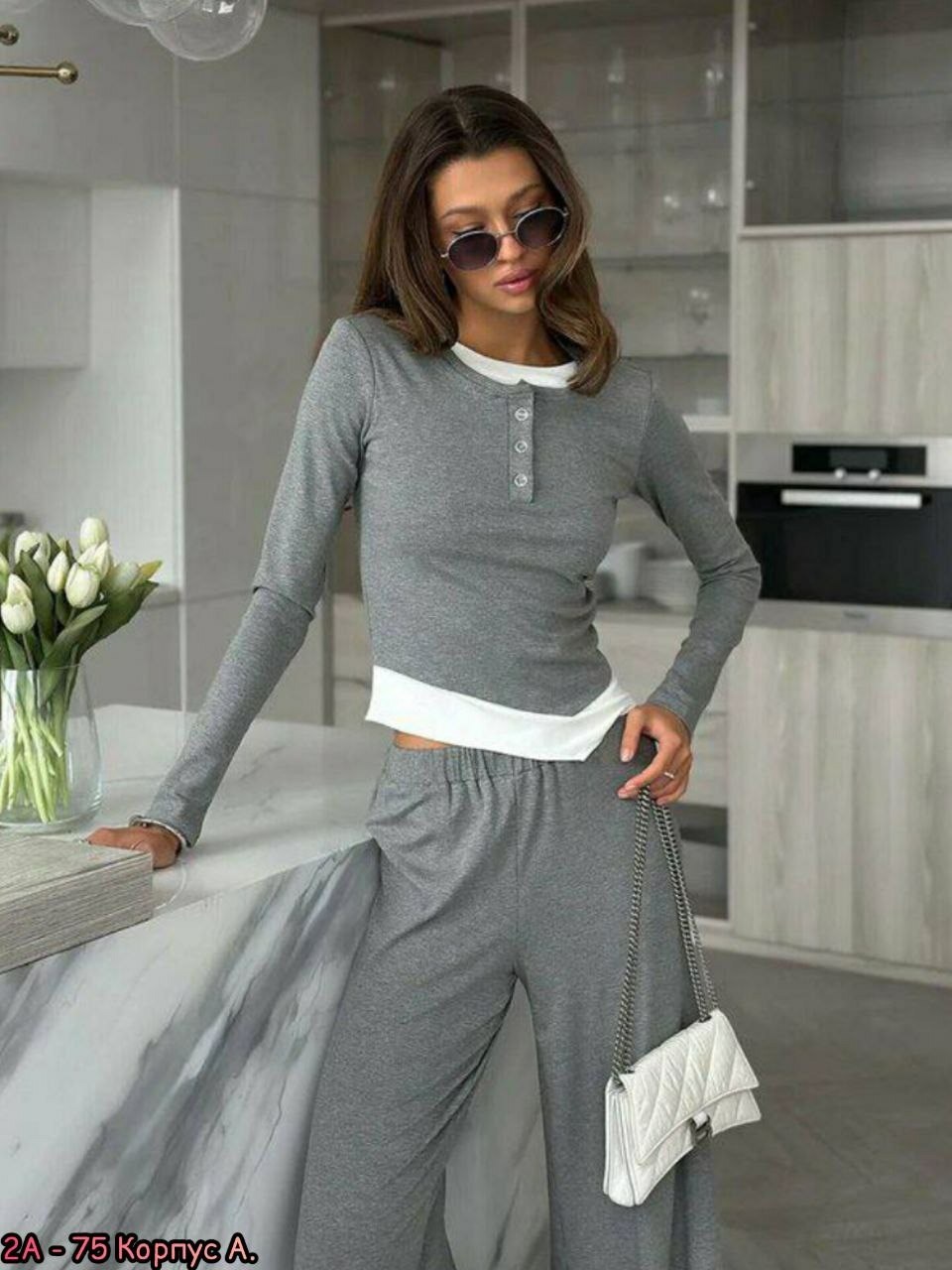 костюм двойка женский трикотажный с лонгсливом и брюками,женские спортивные костюмы,костюм женский,брючный костюм,костюм двойка стильный