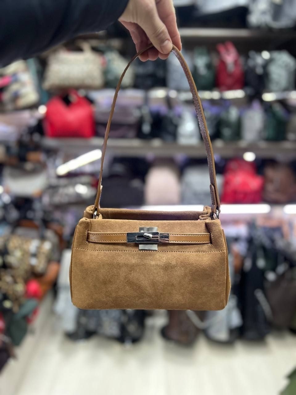 сумка эконика замшевая коричневая,сумка женская замшевая коричневая,замшевая сумка,сумка тоут большая замшевая,сумка коричневая замшевая "mattioli"