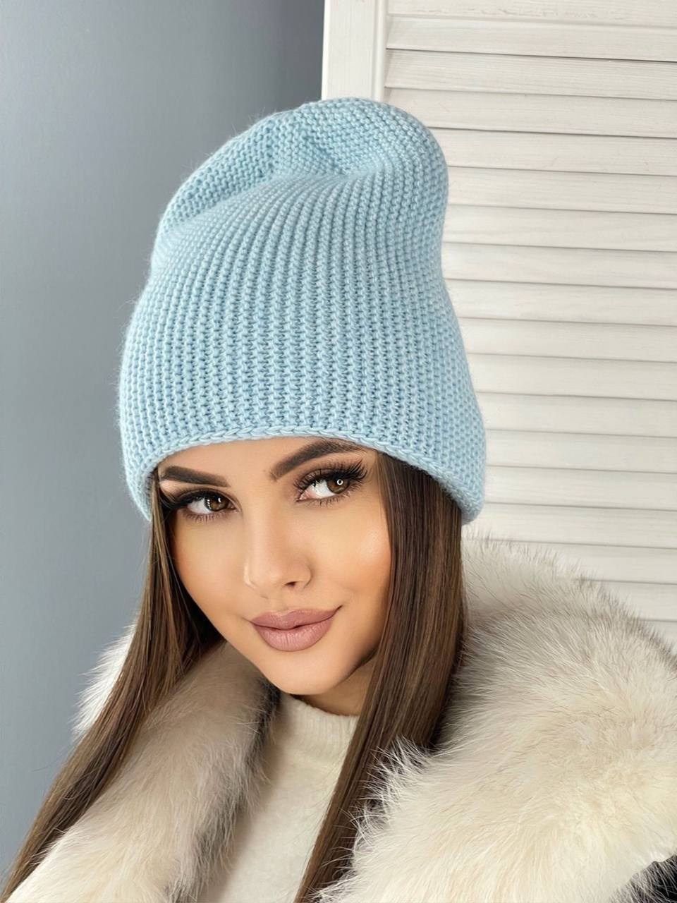 шапка универсальная,женская шапка,женская вязаная шапка,вяжем шапки,шапка бини