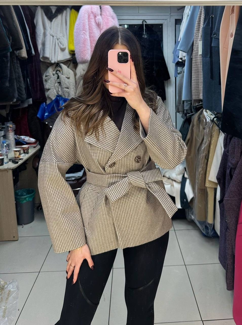 пальто и куртки,пальто женский,шерстяное пальто,короткие пальто,полупальто гусиная лапка