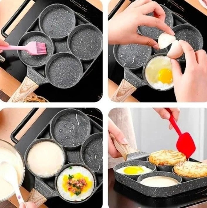 сковорода для жарки яиц,сковорода для яиц,сковорода для омлета,сковорода для завтрака 4,сковорода с антипригарным покрытием