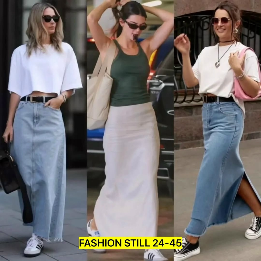 джинсовая юбка,юбка джинсовая длинная,модные джинсовые юбки,джинсовая юбка миди,модные образы