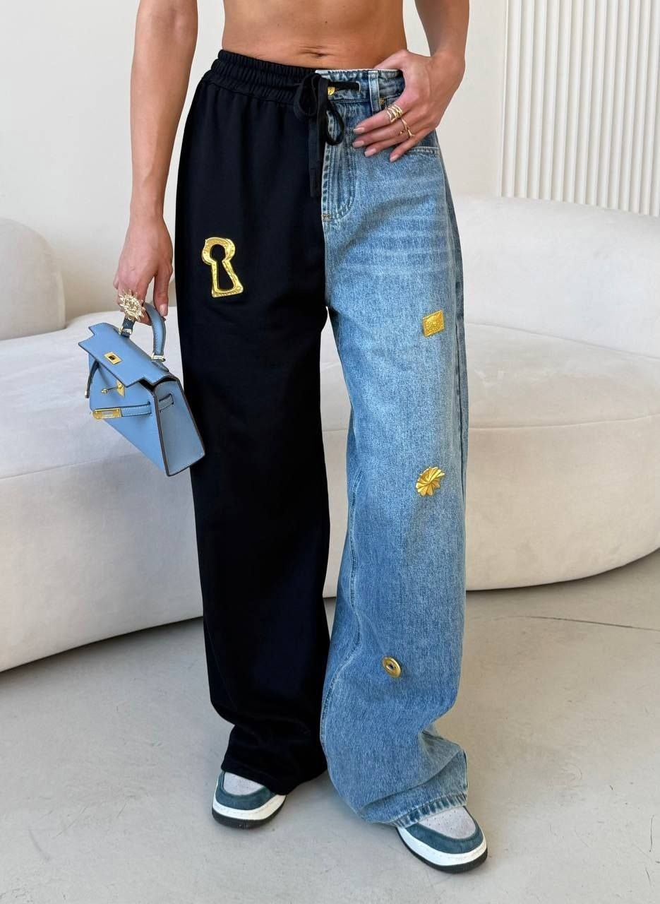 женские джинсы,джинсовые брюки,брюки джинсы,модные брюки,джинсы с принтом