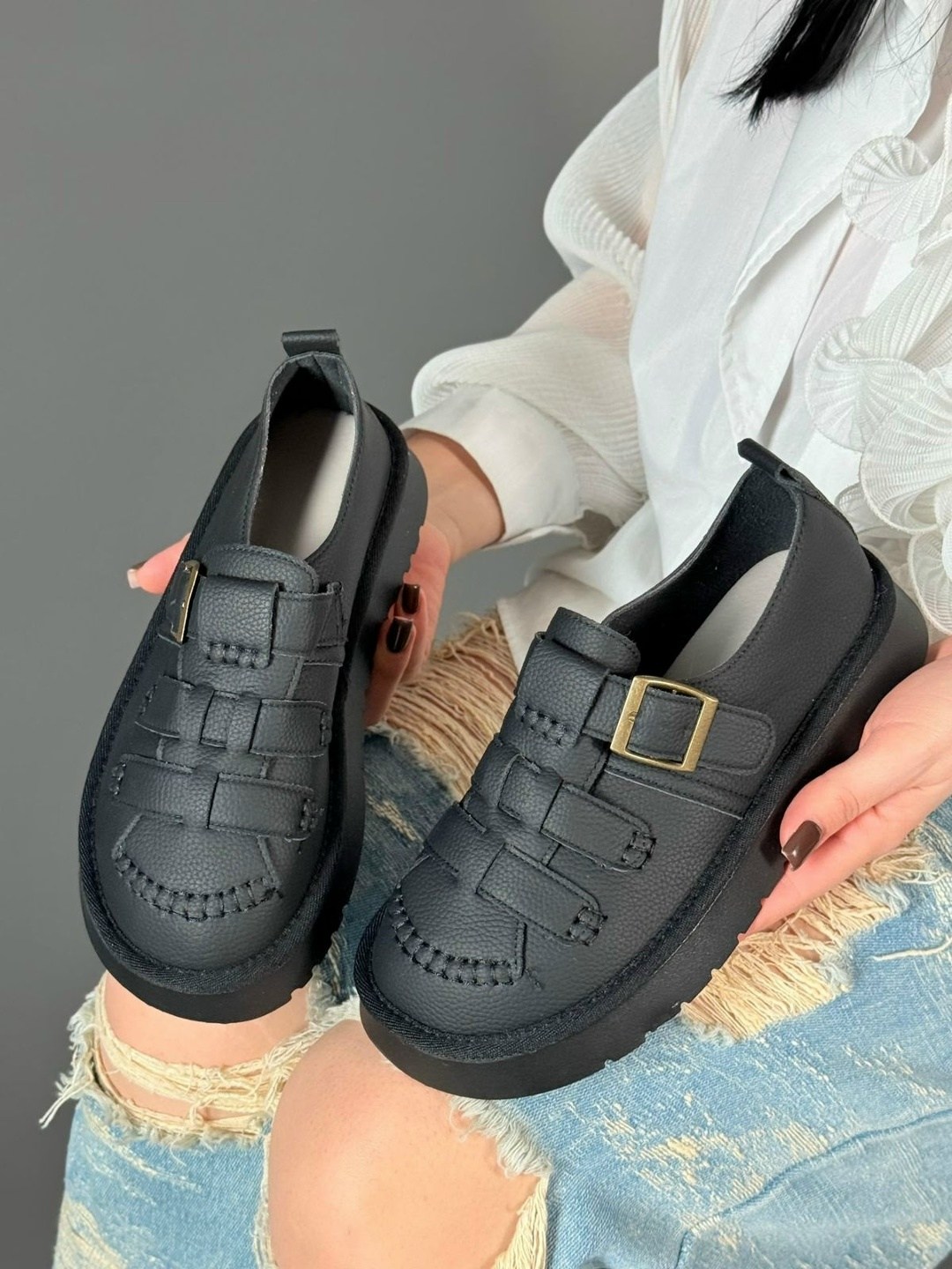 , женская,обуви,женские лоферы,лоферы с пряжкой