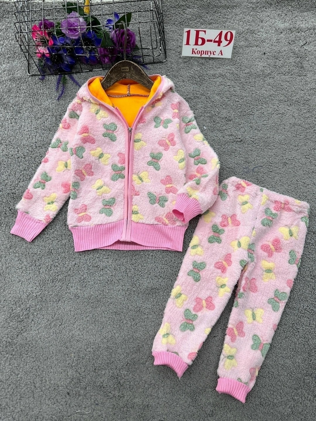 пижама детская арт. 1388984,пижама для девочек,пижама детская,пижама теплые,костюм детский