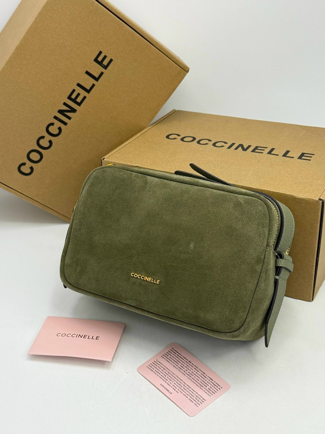 сумка coccinelle,сумка женская coccinelle,сумка женская brand-on из натуральной кожи и замши,замшевые coccinelle,женская сумка в стиле coccinelle замша натуральная+ кожа натуральная