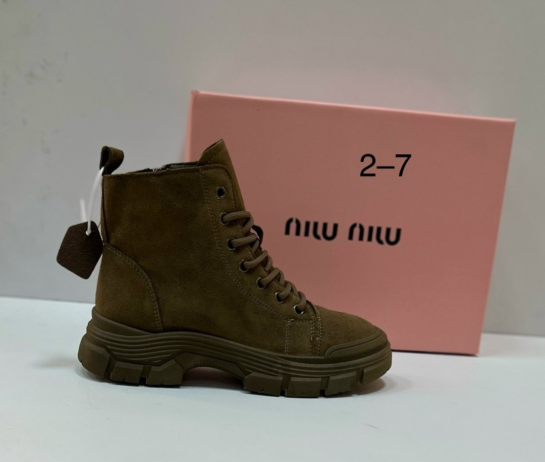 ботинки,,ботинки женские,ботинки миу миу женские зимние, женская