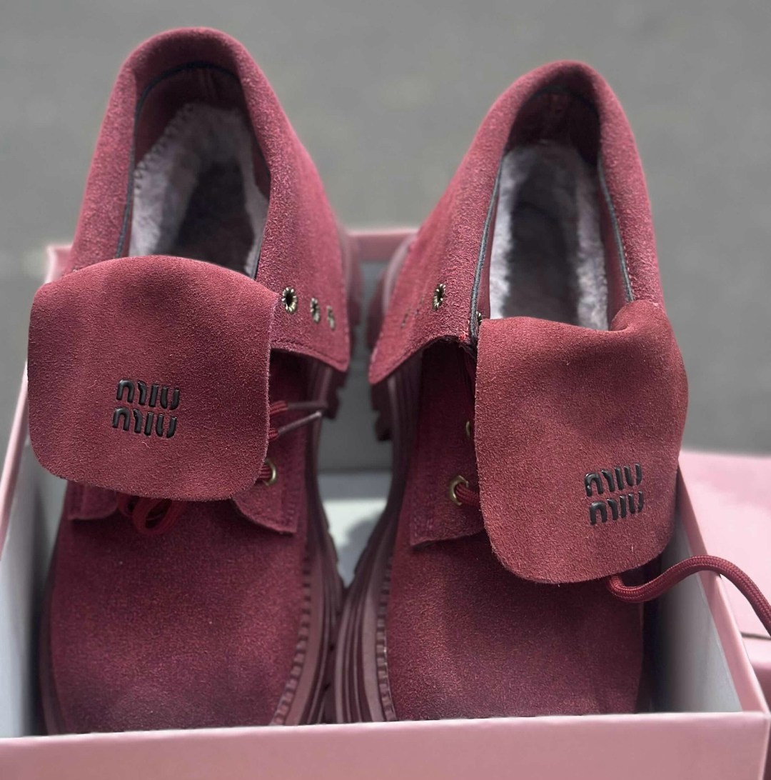 ботинки замшевые miu miu,,ботинки miu miu,женские ботинки,ботинки замшевые