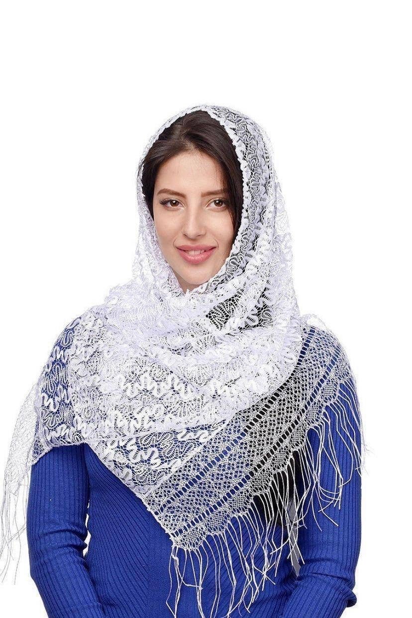 платок на голову для храма,платок в храм,платок для церкви,женский палантин,платки церковный