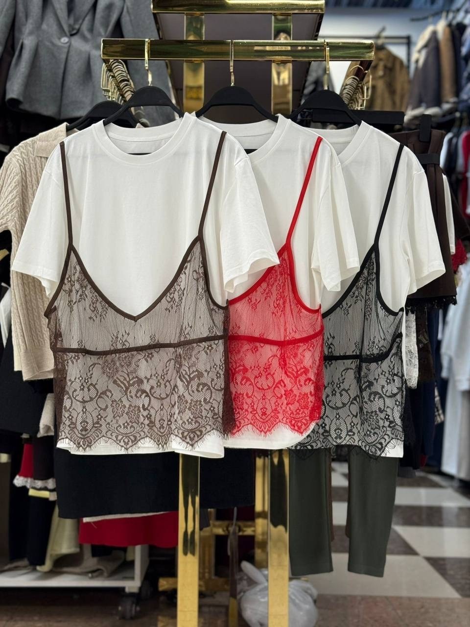 кружевная майка,футболки и топы,кружевной топ,женская футболка