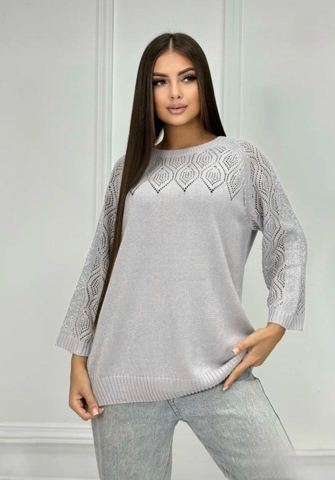 джемпер женский с люрексом,джемпер кофт,красивая кофта,джемпер с люрексом,джемпер