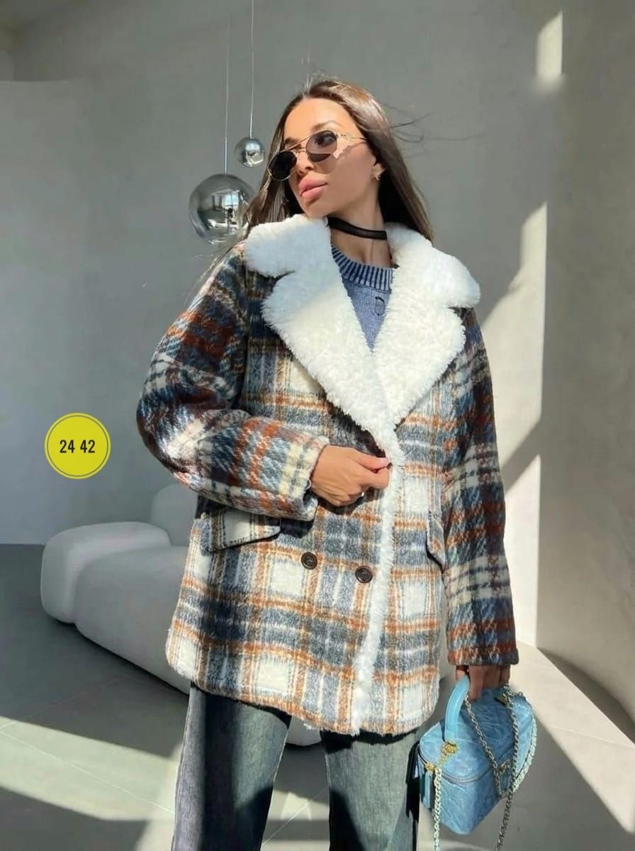 пальто в клетку,пальто зимнее,зимняя мода,теплое пальто,зимний стиль