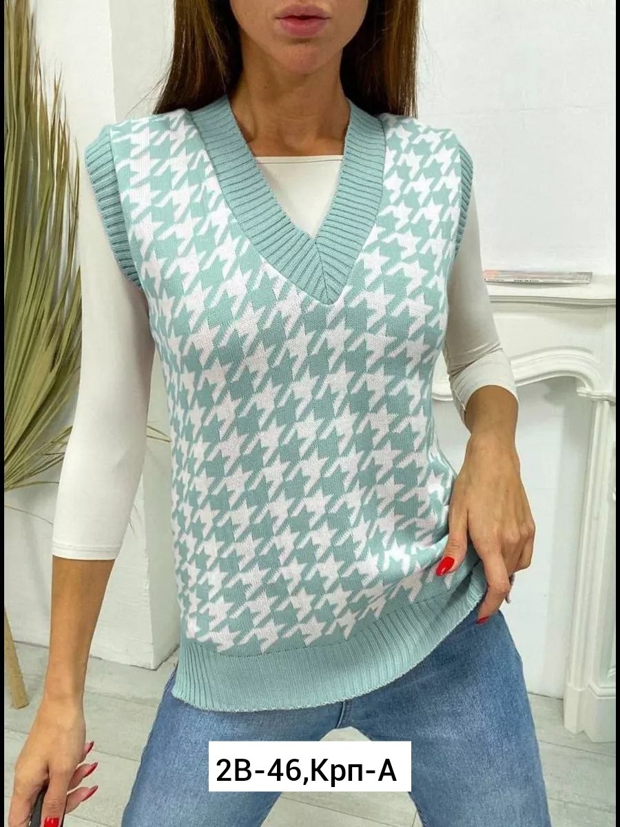 женский вязаный жилет,жилетка женская вязаная,жилет вязаный трикотажная безрукавка,жилет вязаный,жилет женский гусиная лапка