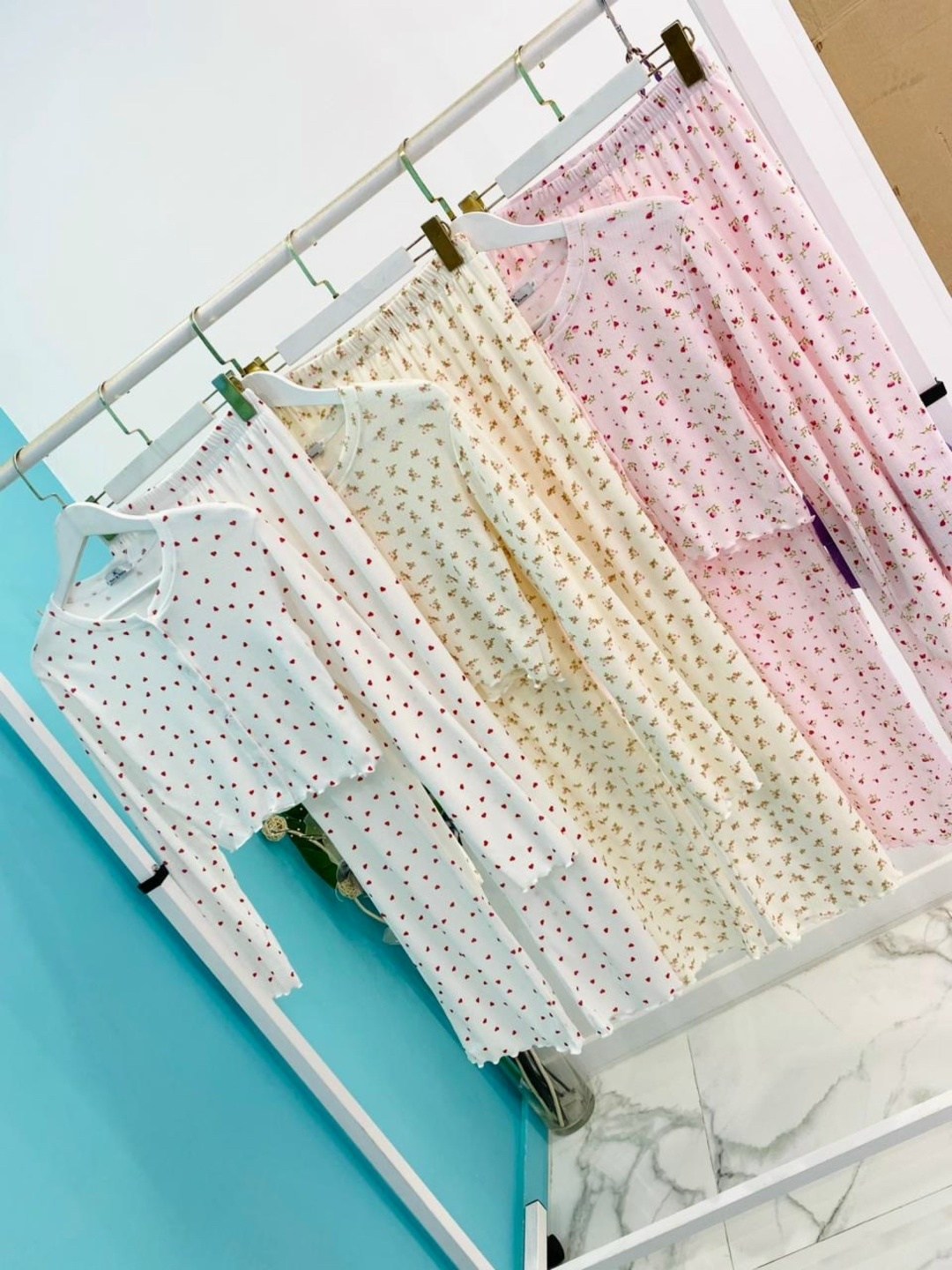 пижама со штанами с принтом ysense,пижама женская,пижама со штанами с принтом ysense 256770276,женский пижамный комплект,комплект пижама